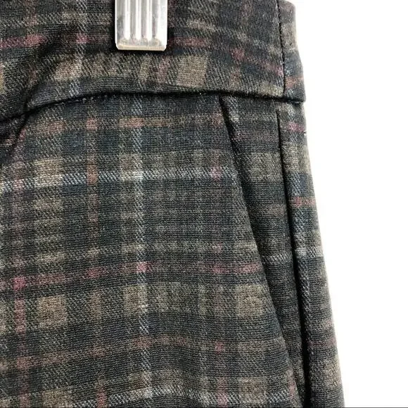 Rachel Zoe Laurel style- stylish brown plaid Pants - Picture 13 of 15